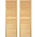 Designs-Done-Right Exterior Louvered Shutters 15 x 51 in. DE2609811